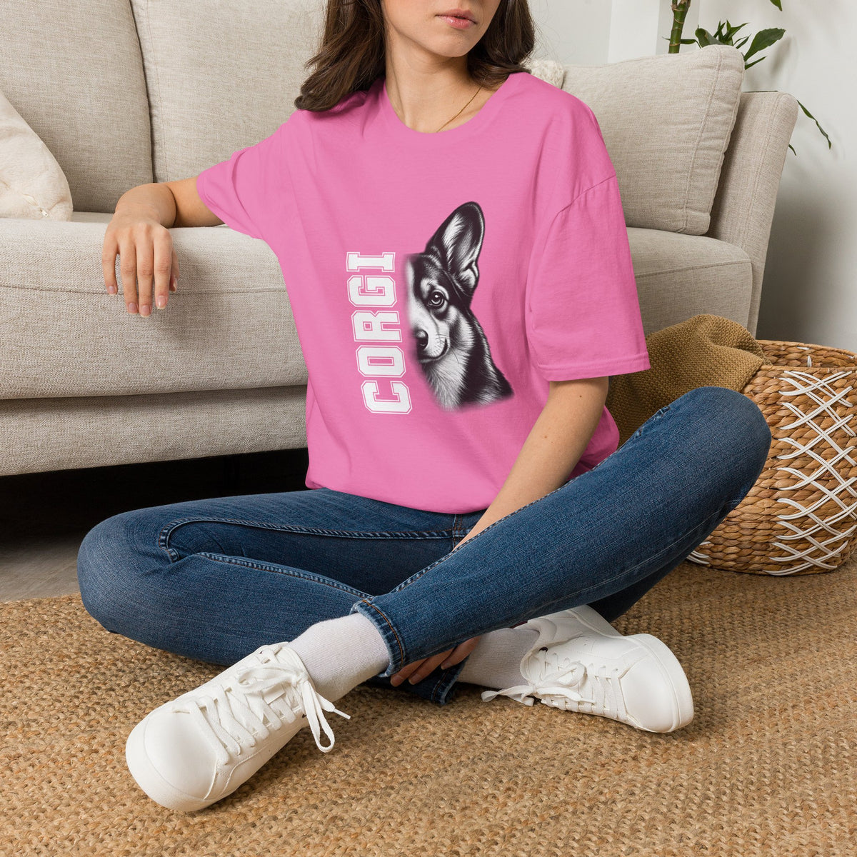 Corgi On Duty - Supersoft Unisex T-shirt