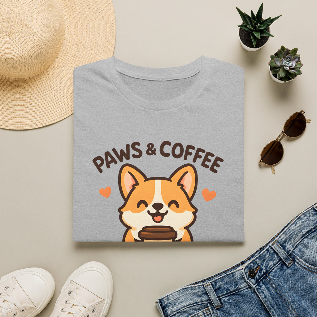 Paws and Coffee –  Supersoft Unisex T-Shirt
