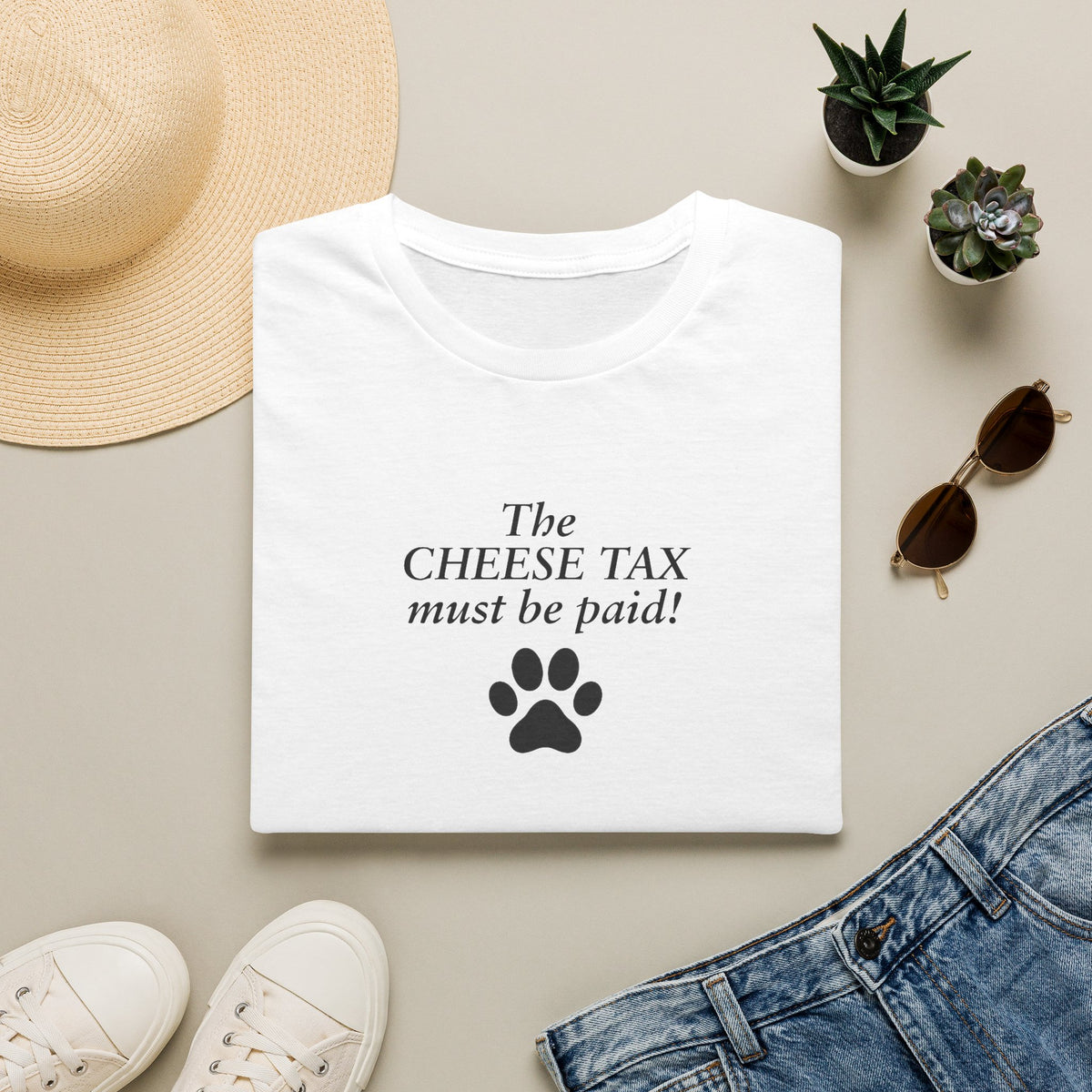 Adopted & Adored – The Cheese Tax Must Be Paid! – Supersoft Unisex T-Shirt