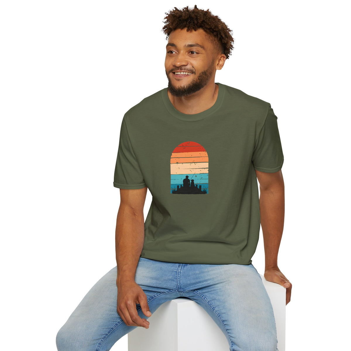 Just Me, My Dog & the Water –  Supersoft Unisex T-Shirt