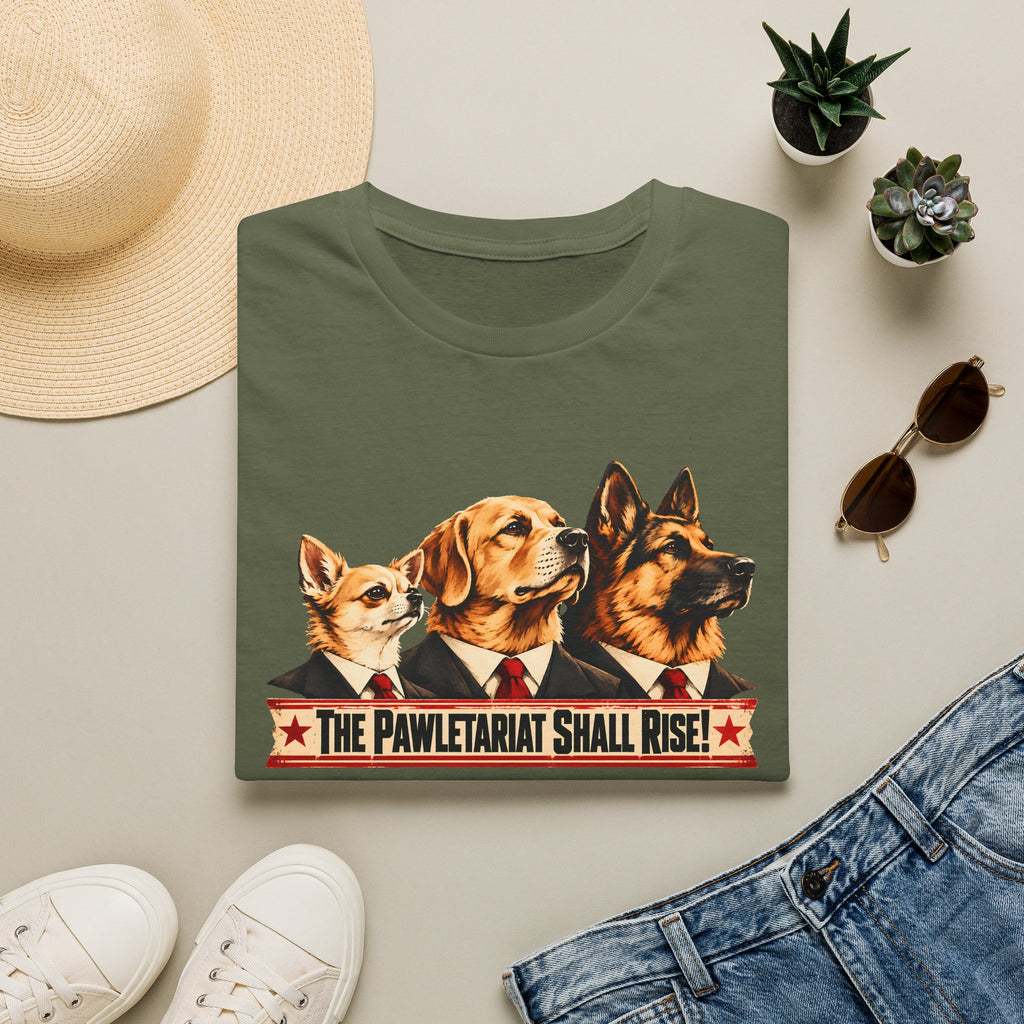 The Pawletariat Shall Rise! – The Great Canine Revolution - Supersoft Unisex T-shirt