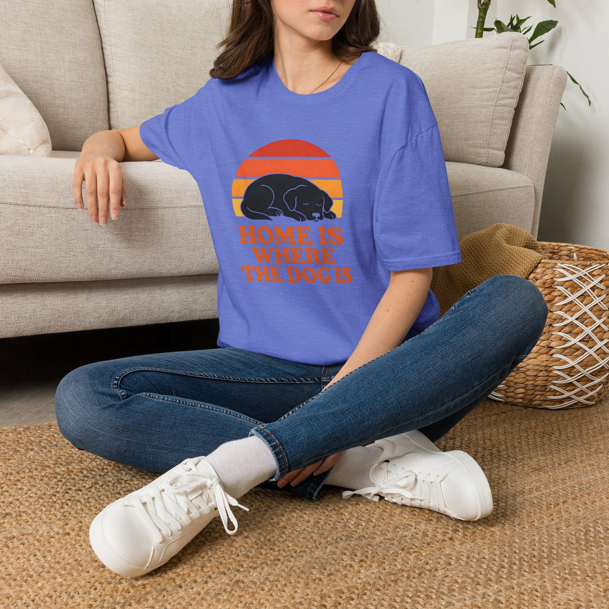 Home is Where the Dog Is –  Supersoft Unisex T-Shirt