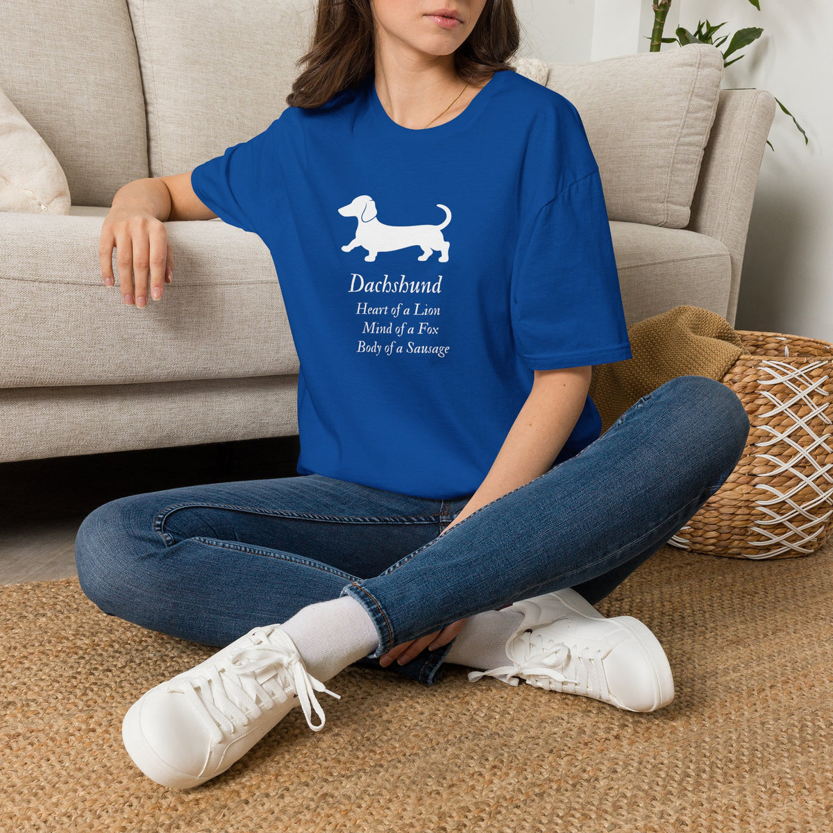 Heart of a Lion - Dachshund – Supersoft Unisex T-Shirt