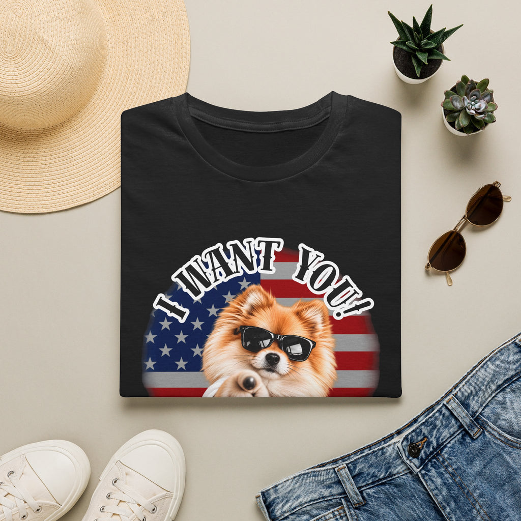 I WANT YOU!...To Pay the Cheese Tax! – Pomeranian - Supersoft Unisex T-shirt