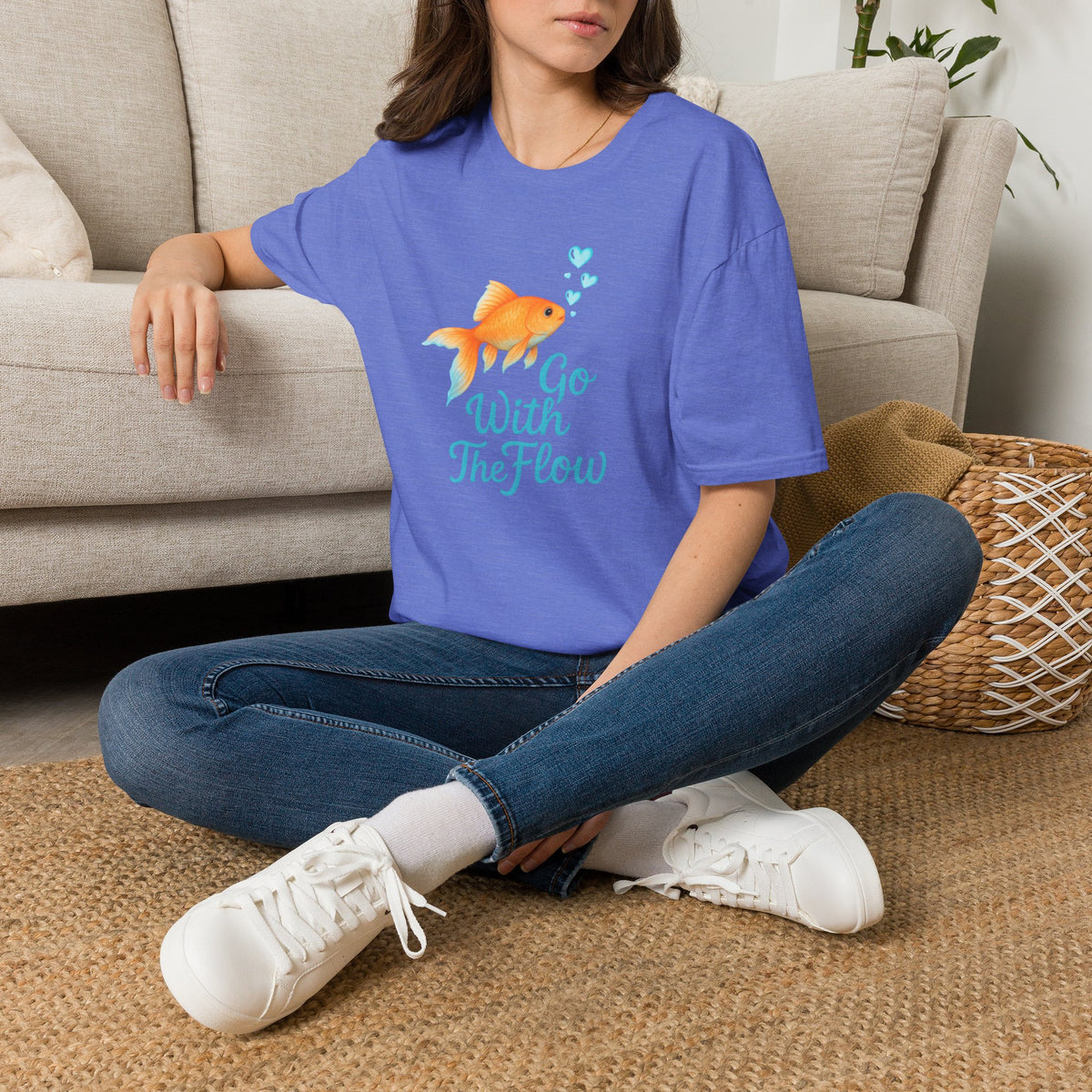 Go With The Flow –  Supersoft Unisex T-Shirt
