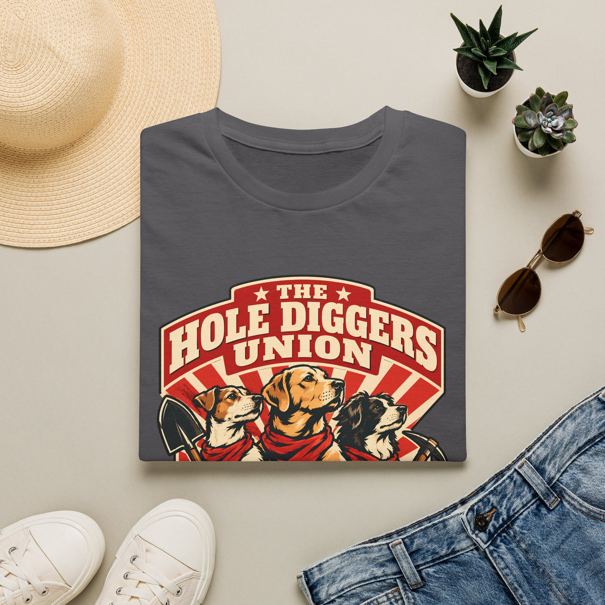 The Hole Diggers Union - Supersoft Unisex T-shirt