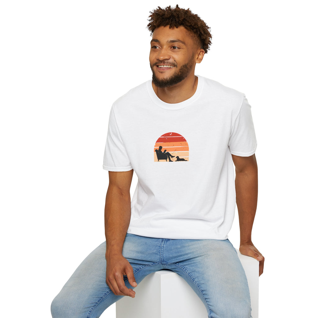 A Good Book & My Best Friend –  Supersoft Unisex T-Shirt