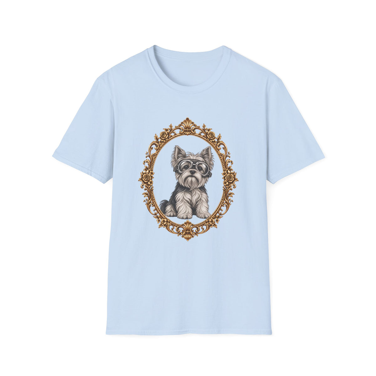 The Flying Yorkie – Yorkshire Terrier - Supersoft Unisex T-shirt