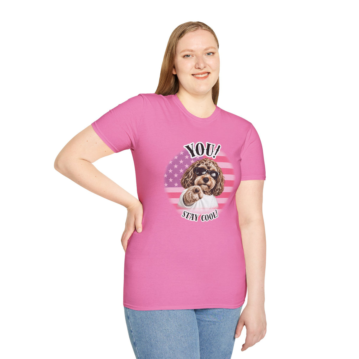 YOU!...Stay Cool! – Cockapoo - Supersoft Unisex T-shirt