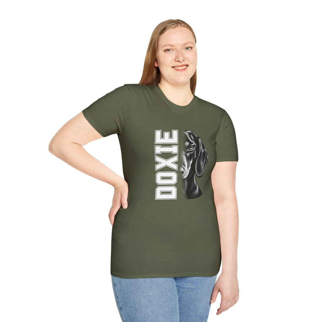 Dachshund On Duty - Supersoft Unisex T-shirt