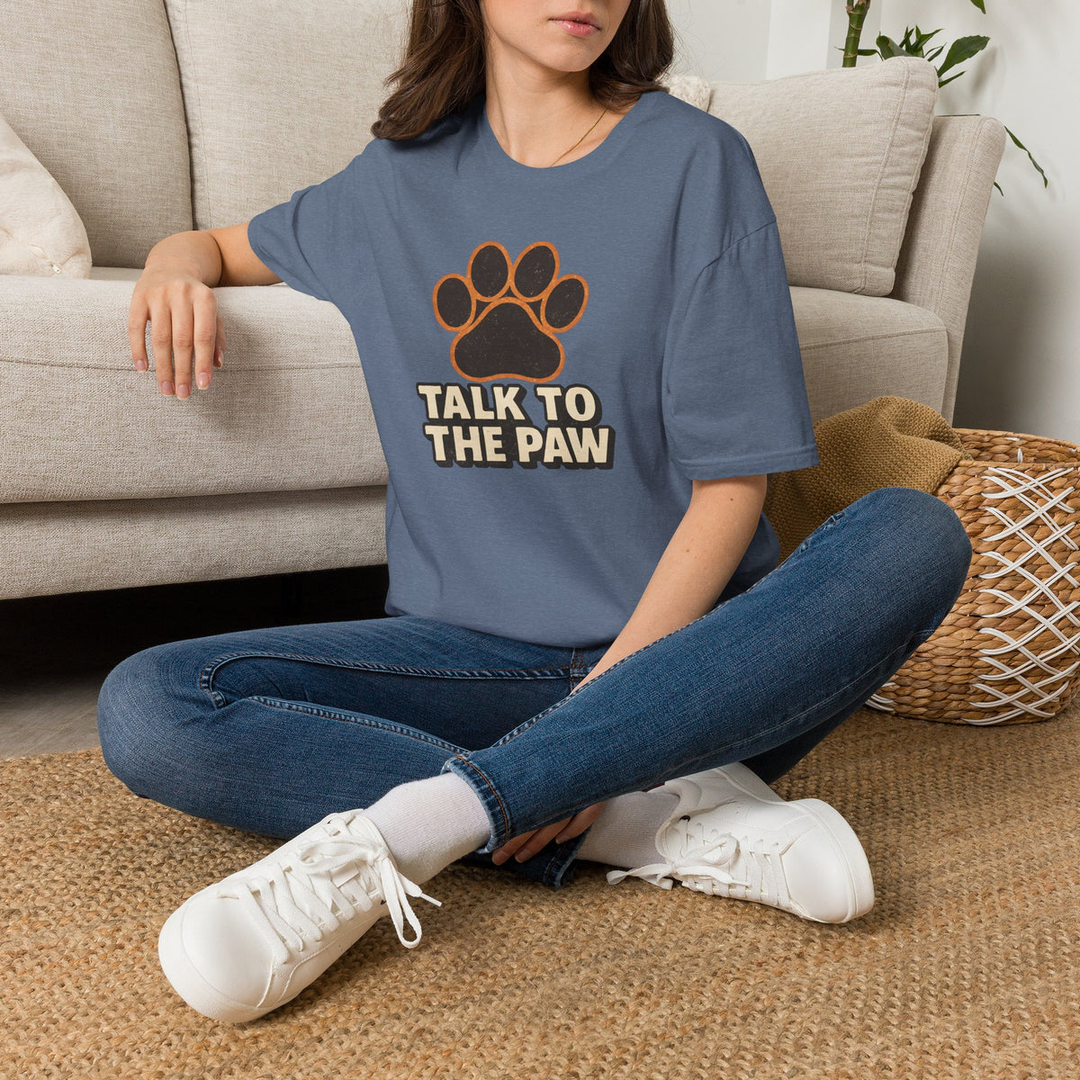 Talk To The Paw –  Supersoft Unisex T-Shirt
