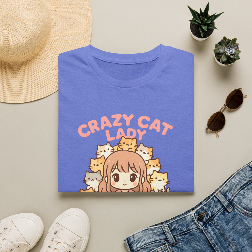 Crazy Cat Lady Cute Kawaii –  Supersoft Unisex T-Shirt