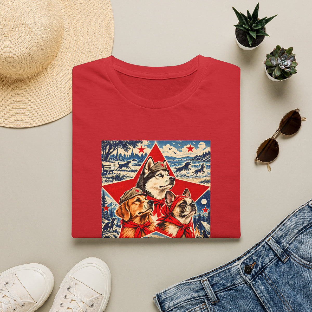 Dig for Victory, Comrade! – The Great Canine Revolution - Supersoft Unisex T-shirt