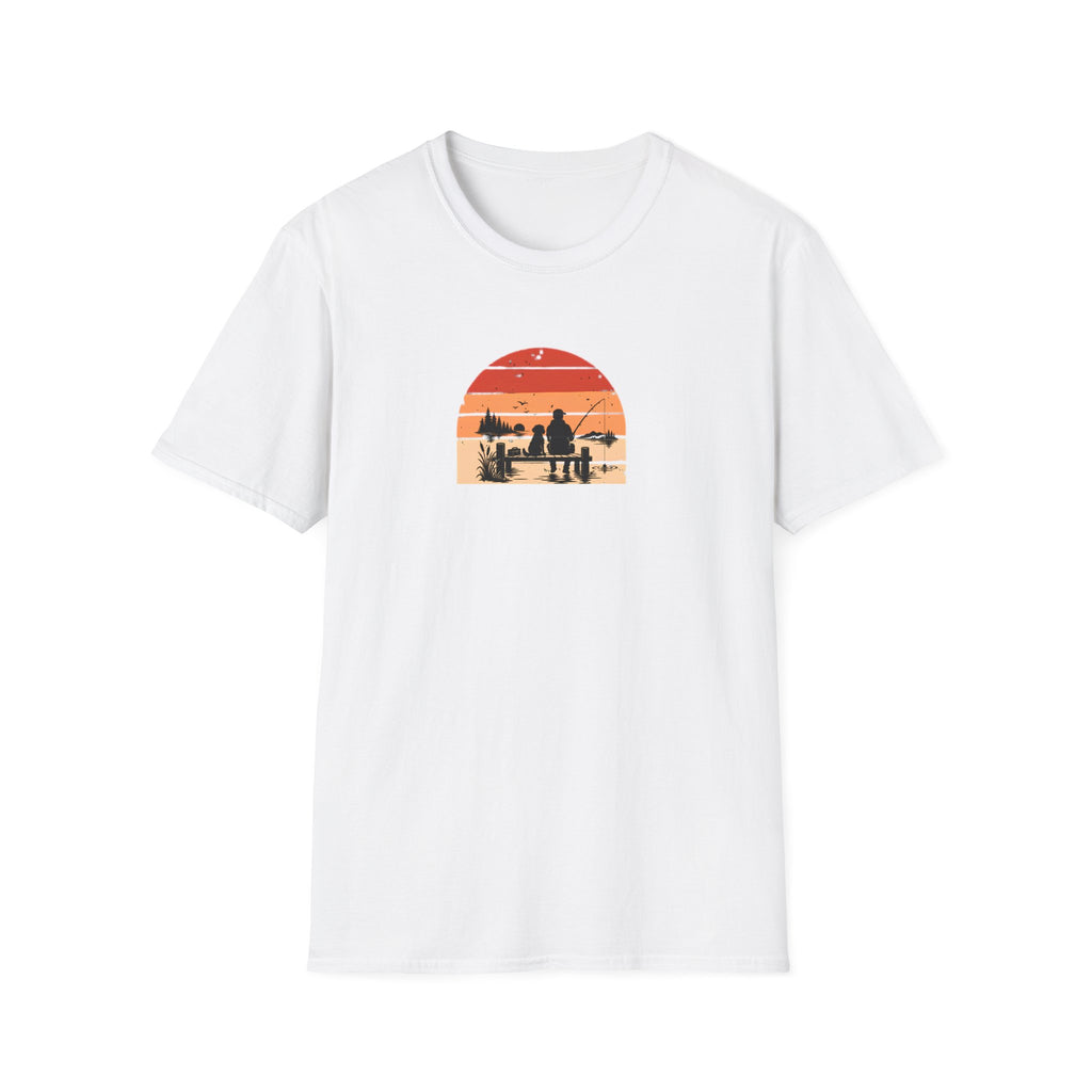 Gone Fishing…Brought the Dog –  Supersoft Unisex T-Shirt