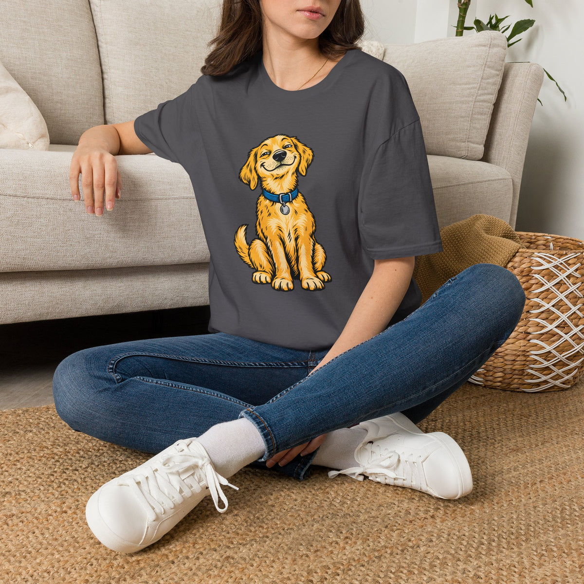 Smug Dog – Innocent Face, Guilty Conscience! -  Supersoft Unisex T-shirt
