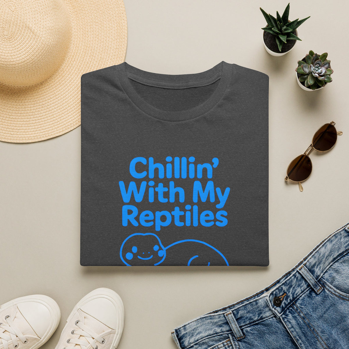Chillin' With My Reptiles –  Supersoft Unisex T-Shirt