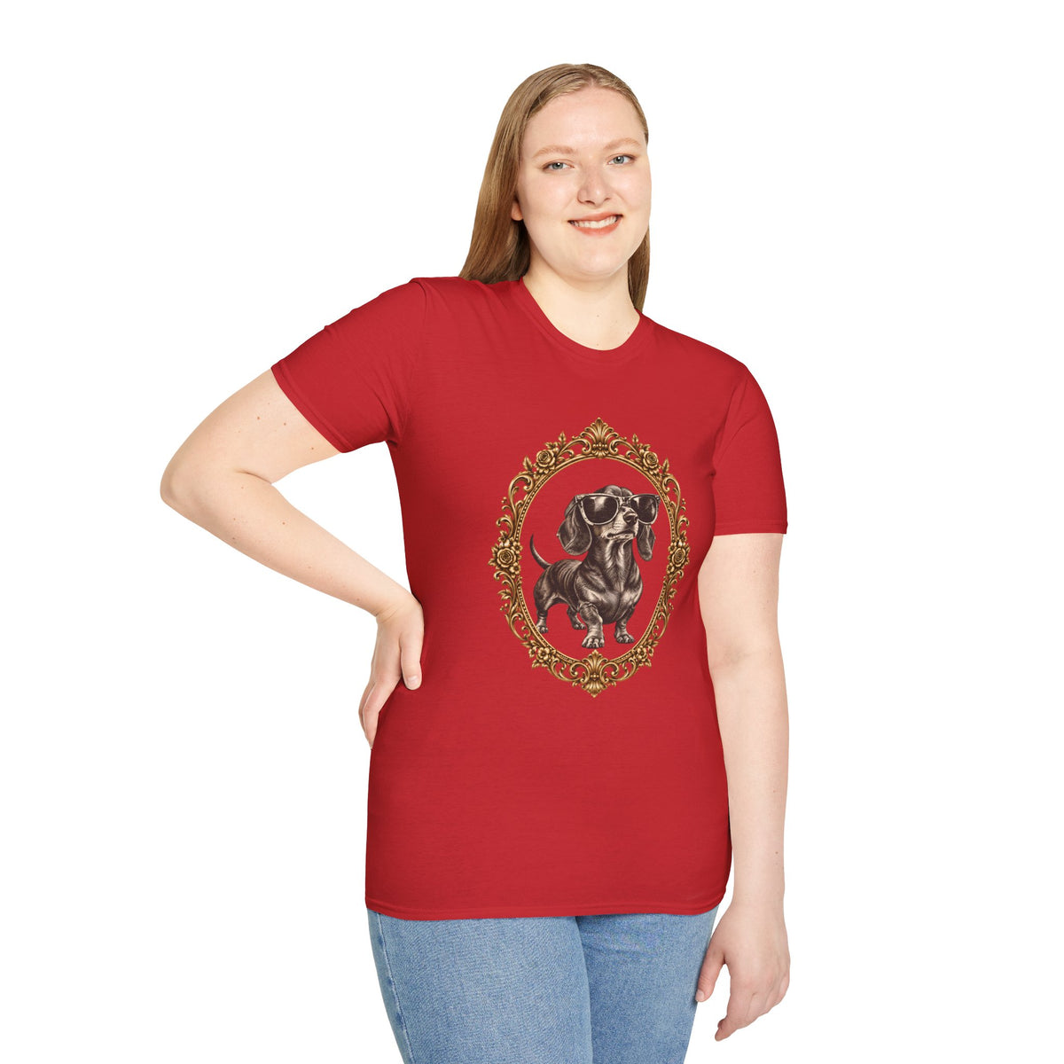 The Duke of Cool – Dachshund - Supersoft Unisex T-shirt