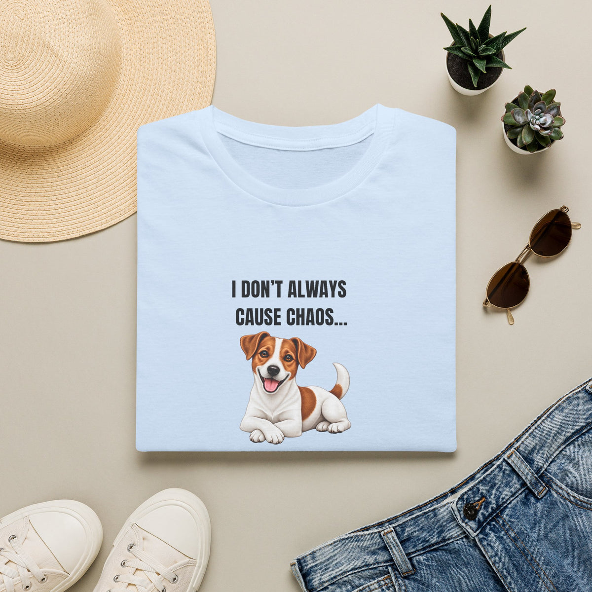 I Don’t Always Cause Chaos...But When I Do, I Call It ‘Fun’ - Jack Russell Supersoft Unisex T-Shirt