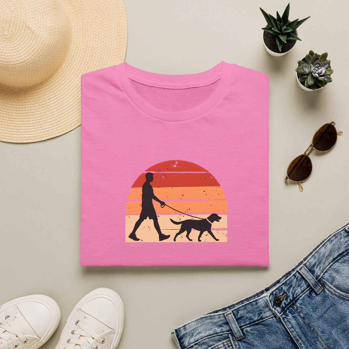 Walkies...Dog in Charge–  Supersoft Unisex T-Shirt
