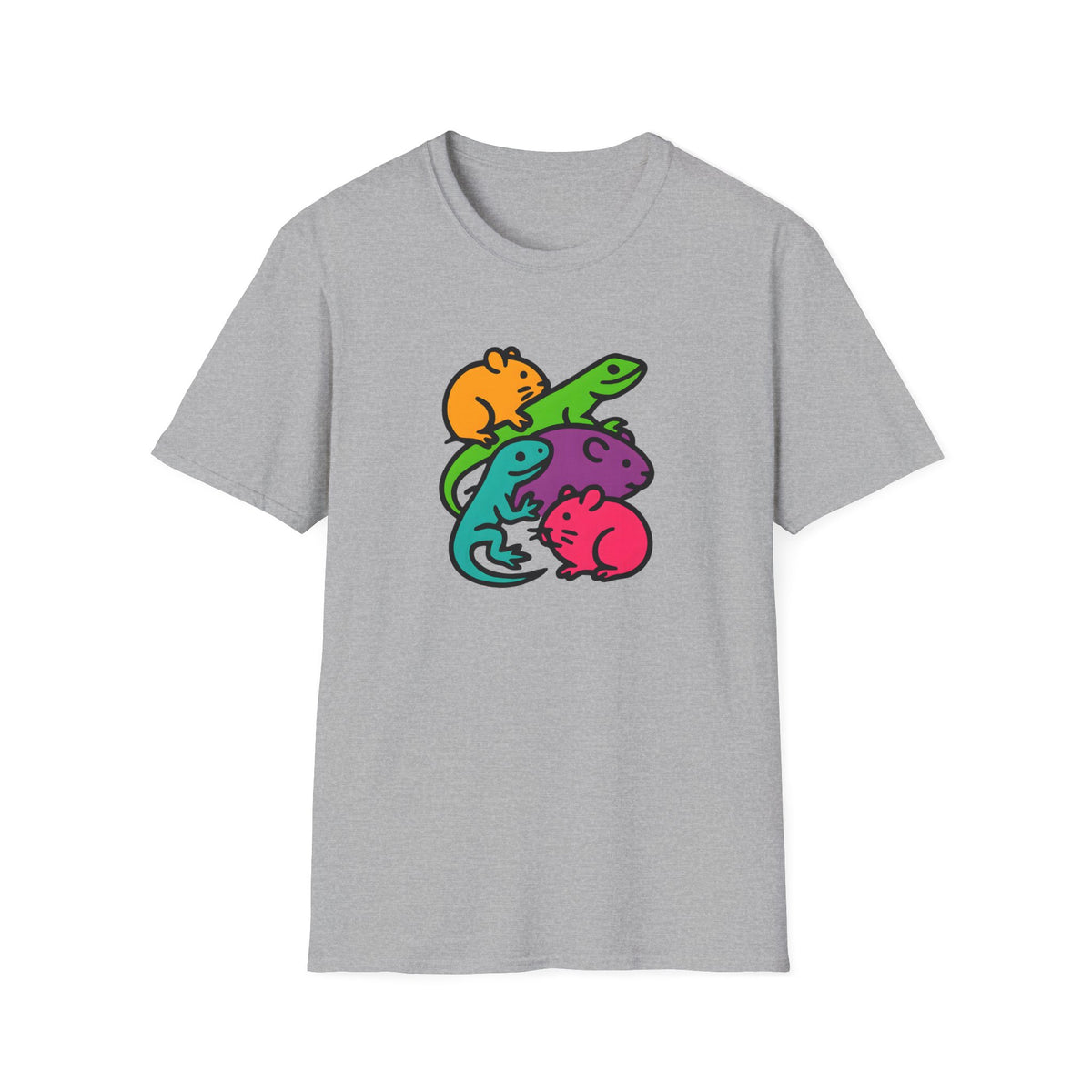 Colourful Animals –  Supersoft Unisex T-Shirt