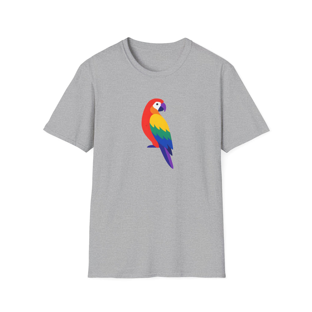 Colorful Parrot Pop Art –  Supersoft Unisex T-Shirt