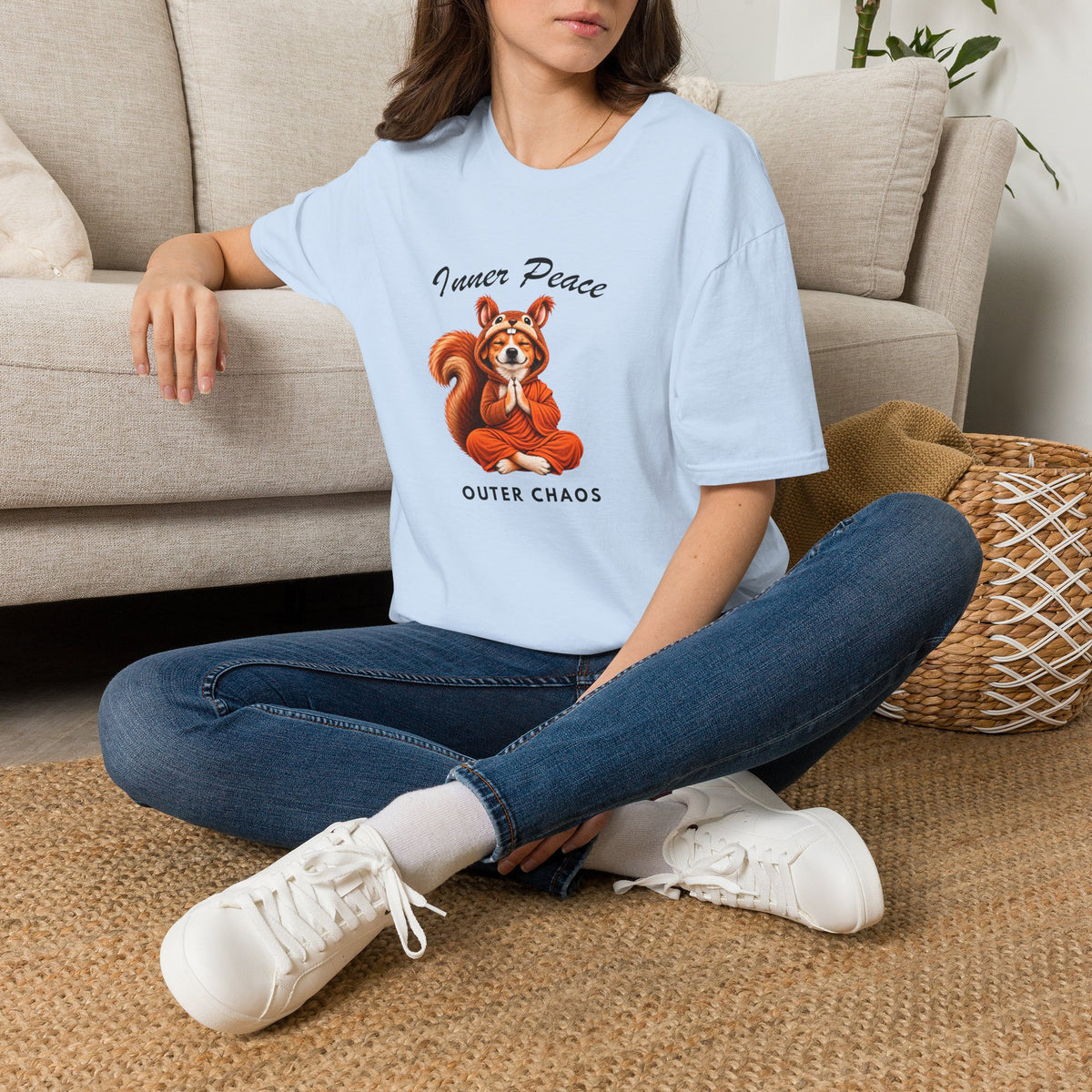 Good Boy's Guide to Enlightenment – Inner Peace, Outer Chaos –  Supersoft Unisex T-Shirt
