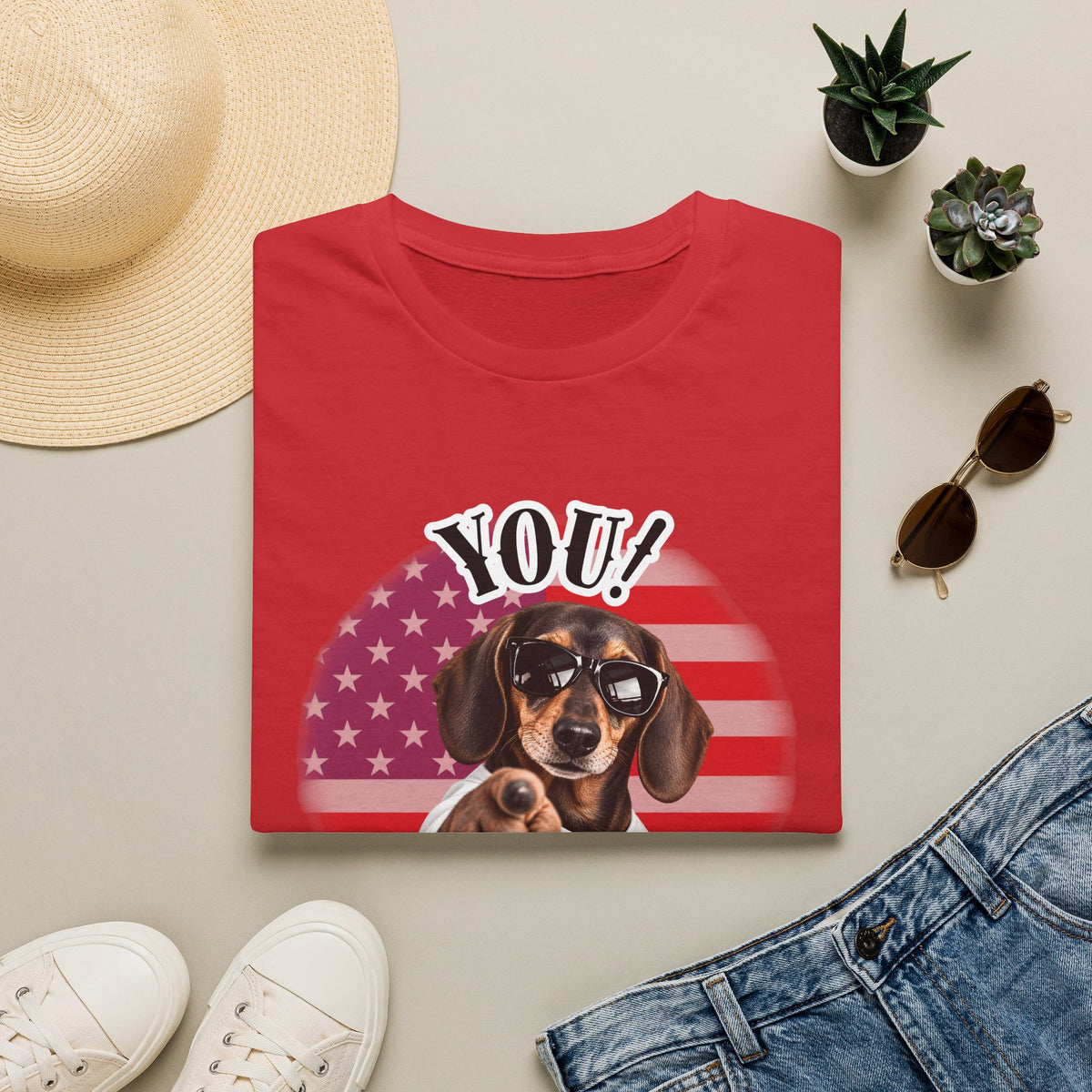 YOU!...Stay Cool! – Dachshund - Supersoft Unisex T-shirt