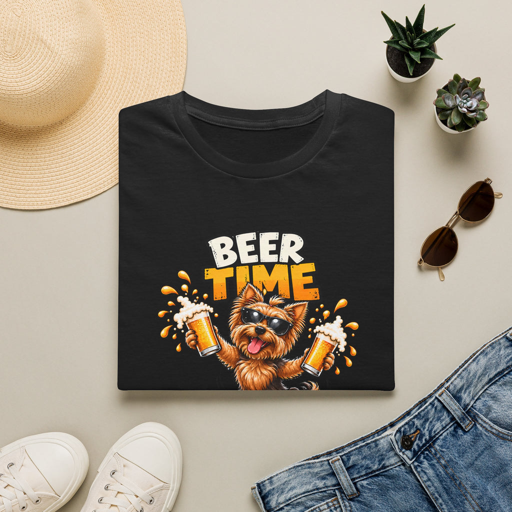 Beer Time, Madafakas! – Yorkshire Terrier - Supersoft Unisex T-shirt