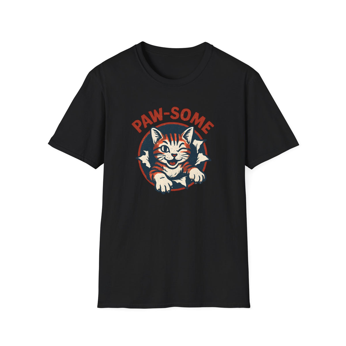 Paw-some Cat –  Supersoft Unisex T-Shirt
