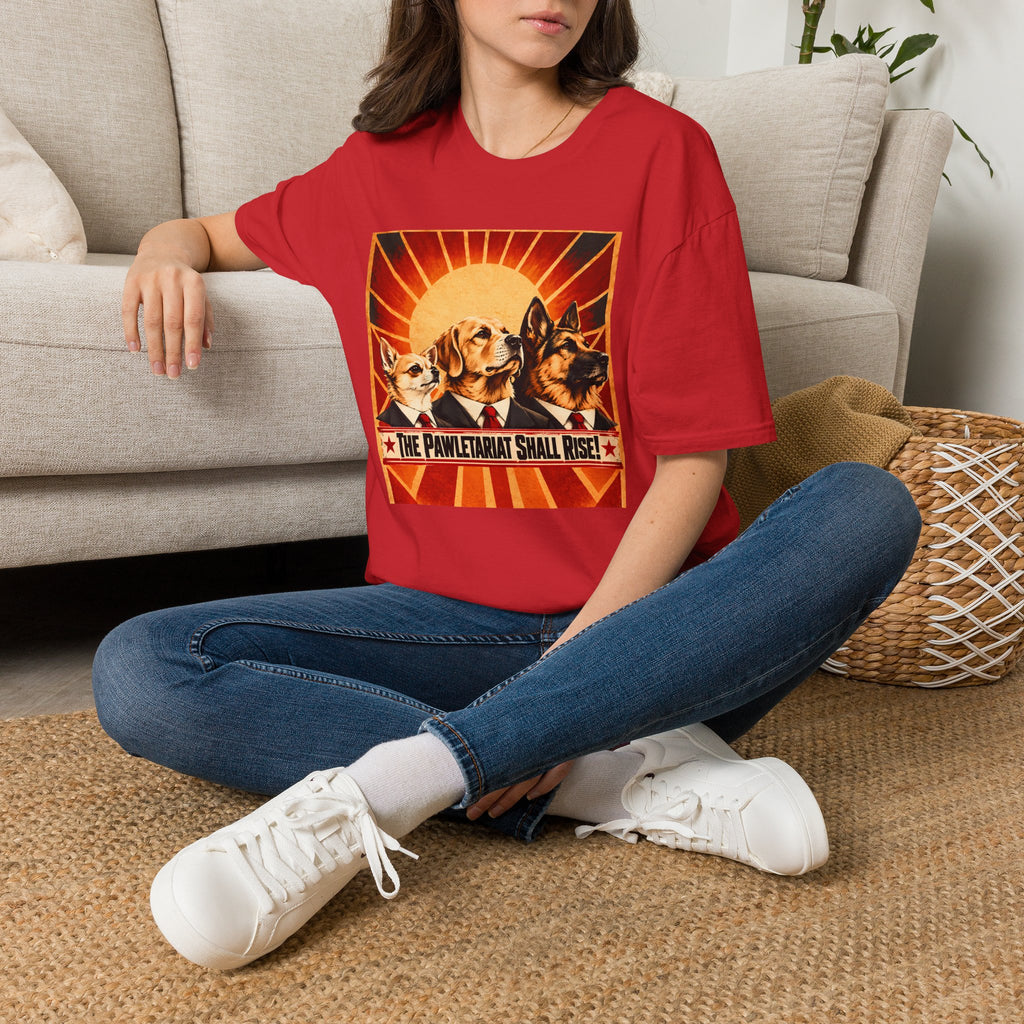 The Pawletariat Shall Rise! – The Great Biscuit Revolution - Supersoft Unisex T-shirt