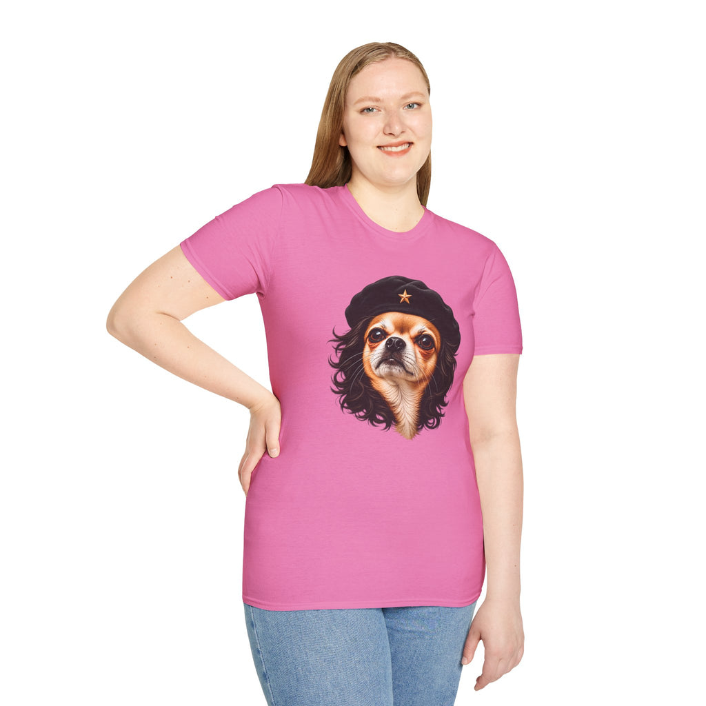 Chih Guevara – Small Dog, Big Revolution! - Supersoft Unisex T-shirt