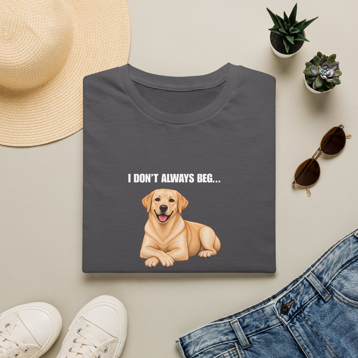 I Don’t Always Beg...But When I Do, I Use My Saddest Eyes - Labrador Supersoft Unisex T-Shirt