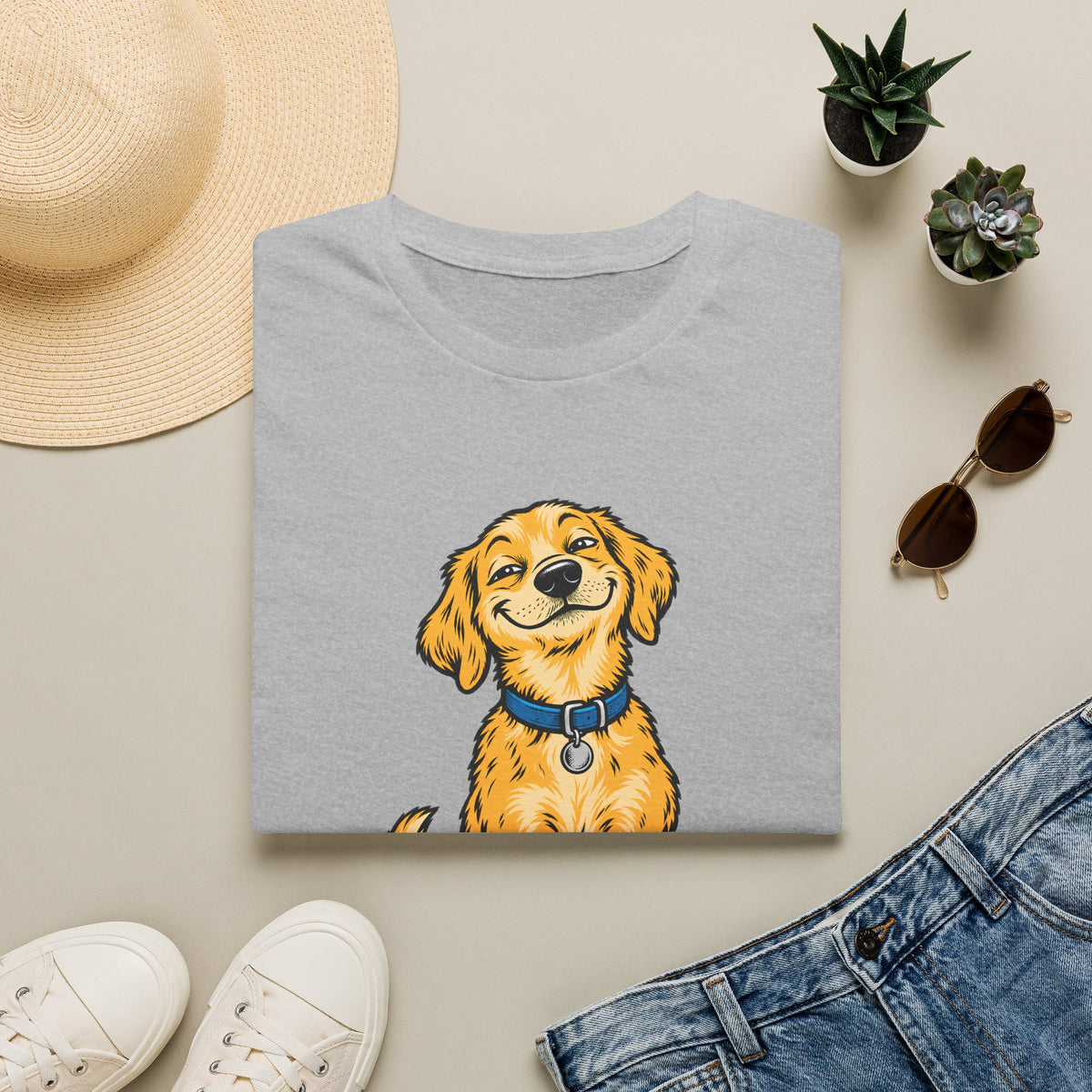 Smug Dog – Innocent Face, Guilty Conscience! -  Supersoft Unisex T-shirt
