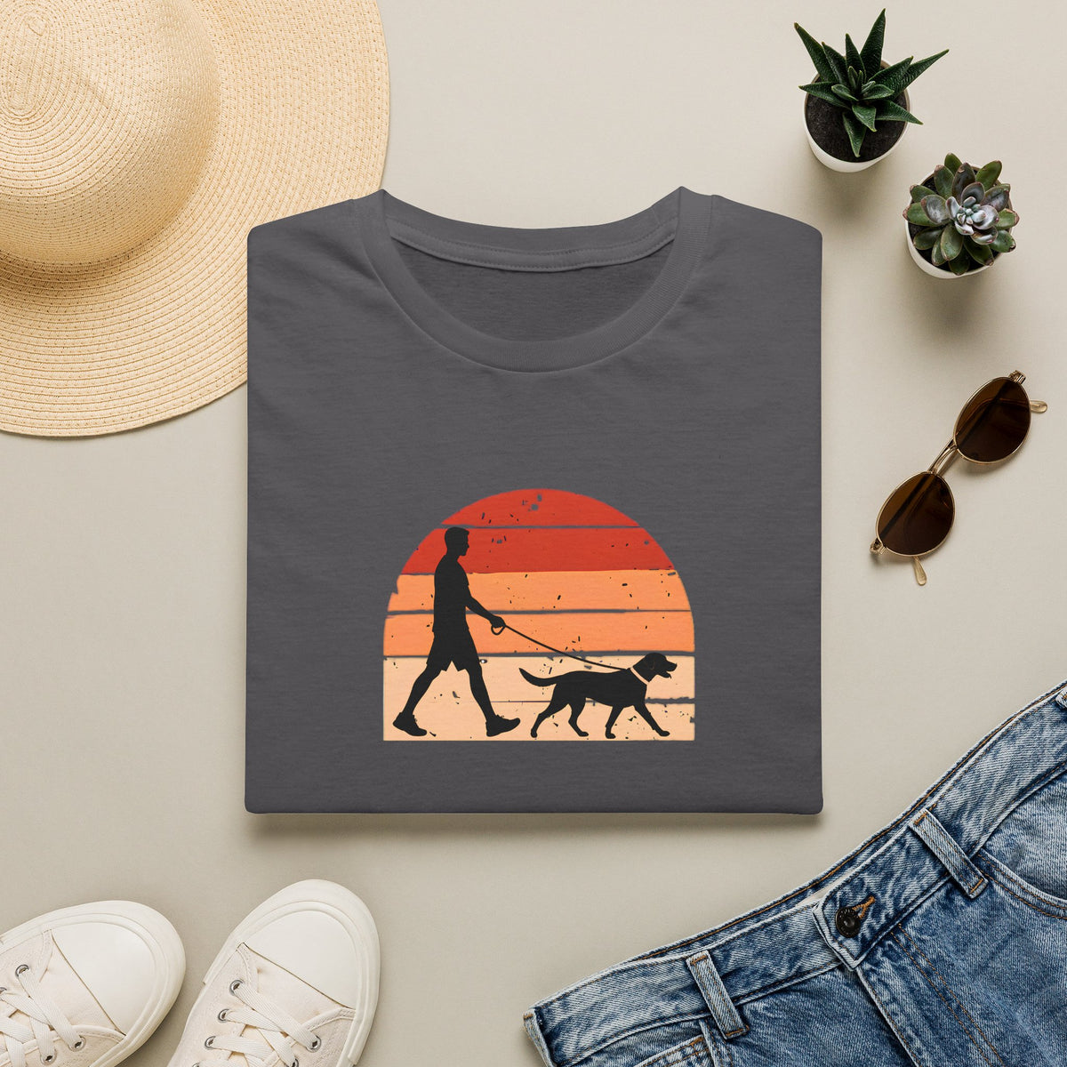 Walkies...Dog in Charge–  Supersoft Unisex T-Shirt
