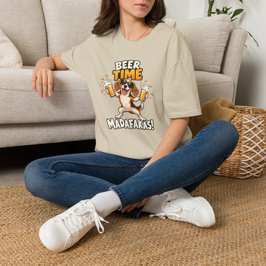 Beer Time, Madafakas! – Beagle - Supersoft Unisex T-shirt
