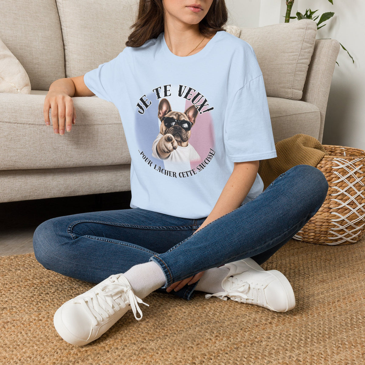I WANT YOU!...To Drop the Sausage! – French Bulldog - Supersoft Unisex T-shirt