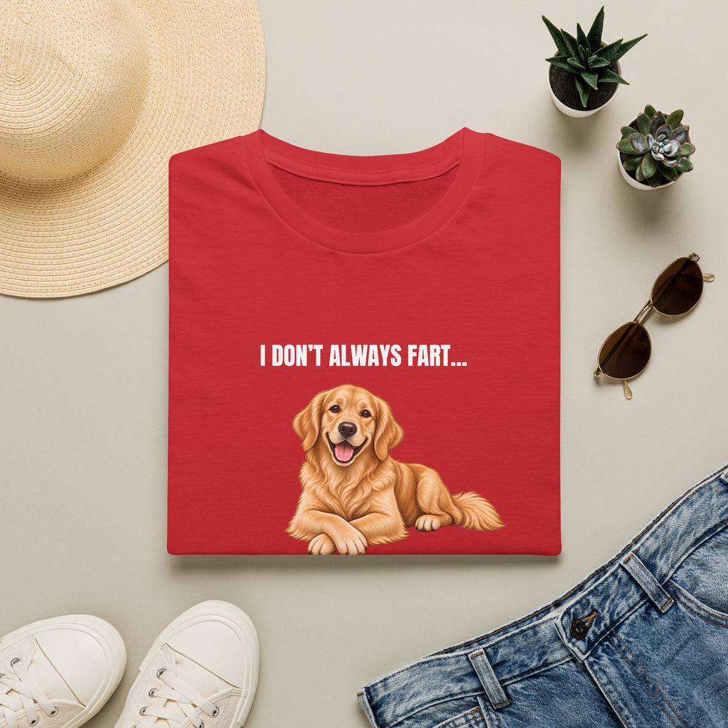 I Don’t Always Fart...But When I Do, I Look At You Accusingly - Golden Retriever Supersoft Unisex T-Shirt