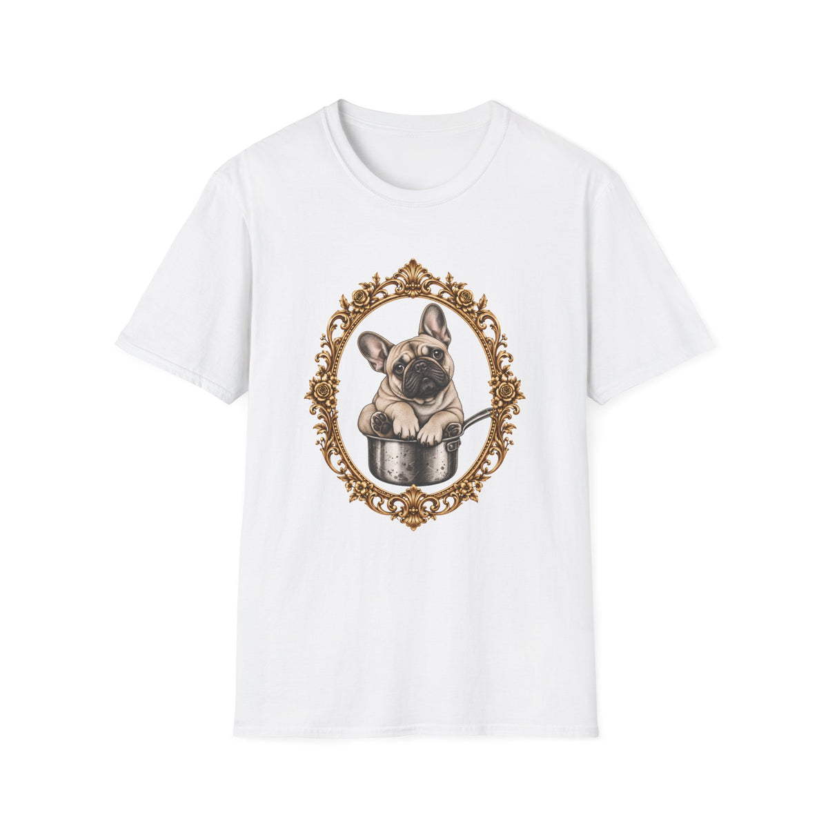 The Duke of Dinner – French Bulldog - Supersoft Unisex T-shirt