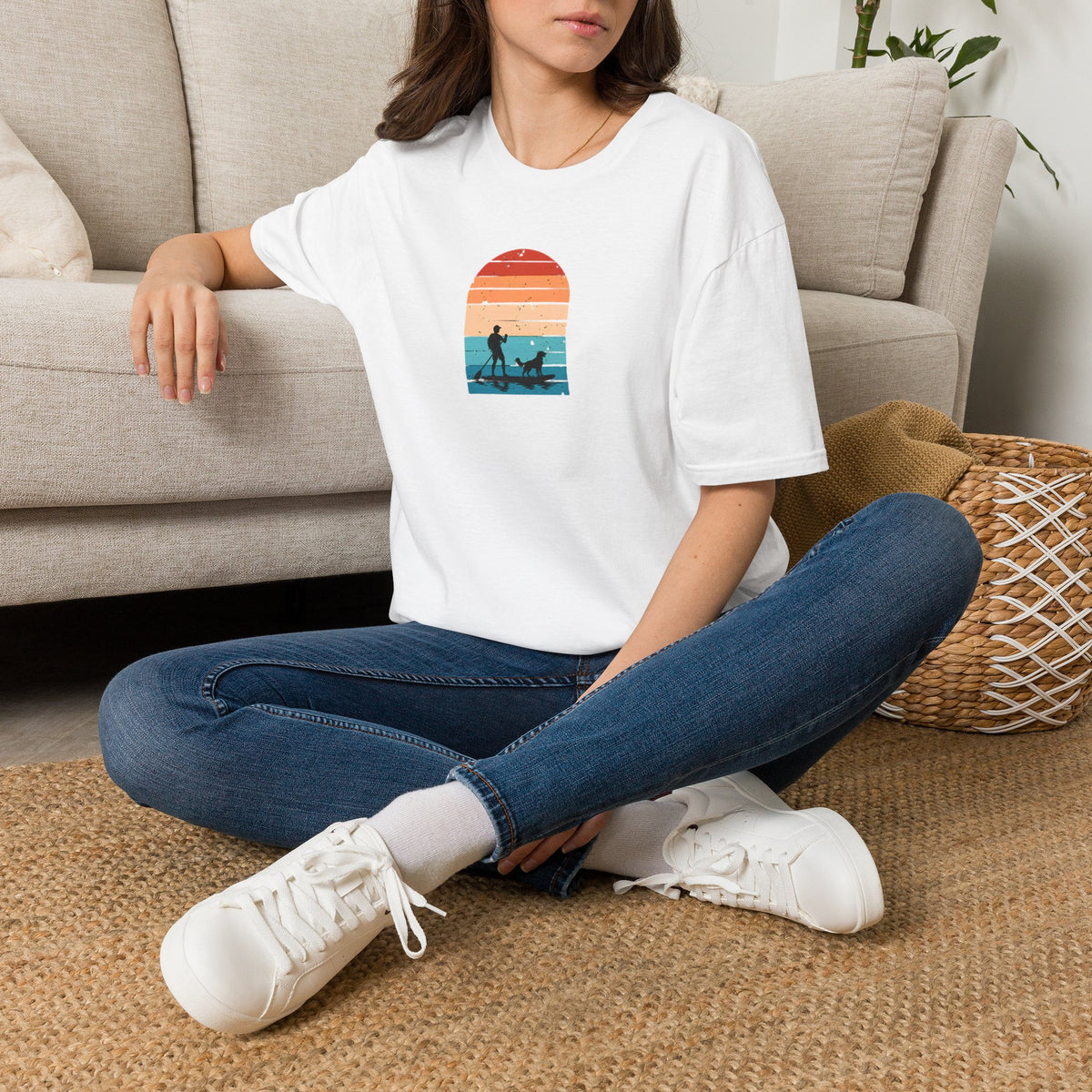 Paddle More, Worry Less...Bring the Dog –  Supersoft Unisex T-Shirt