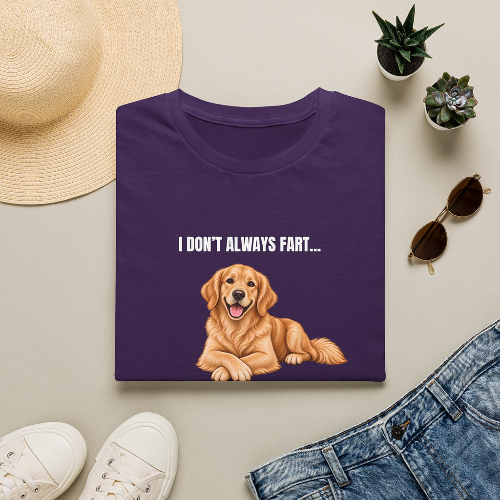 I Don’t Always Fart...But When I Do, I Look At You Accusingly - Golden Retriever Supersoft Unisex T-Shirt