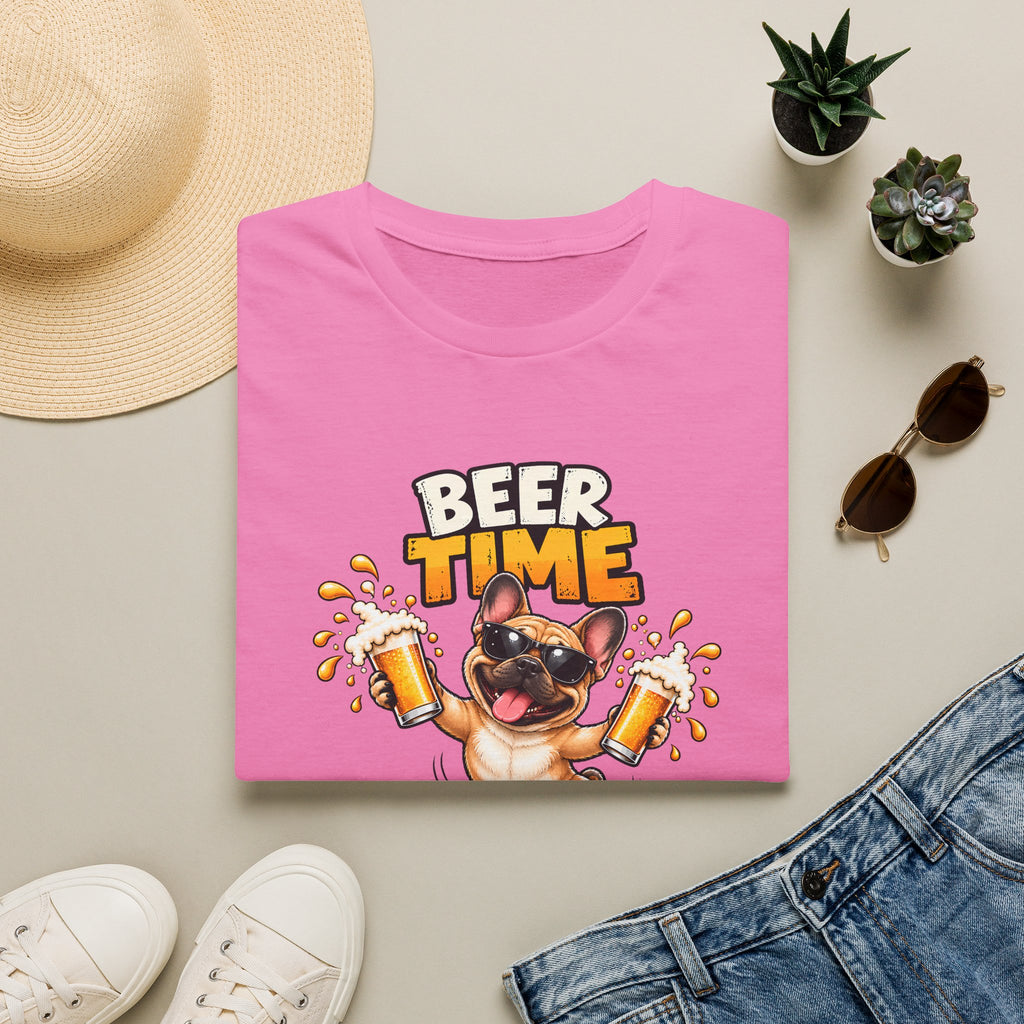 Beer Time, Madafakas! – French Bulldog - Supersoft Unisex T-shirt