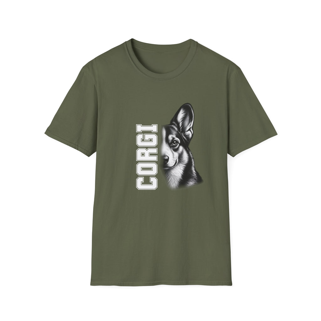 Corgi On Duty - Supersoft Unisex T-shirt