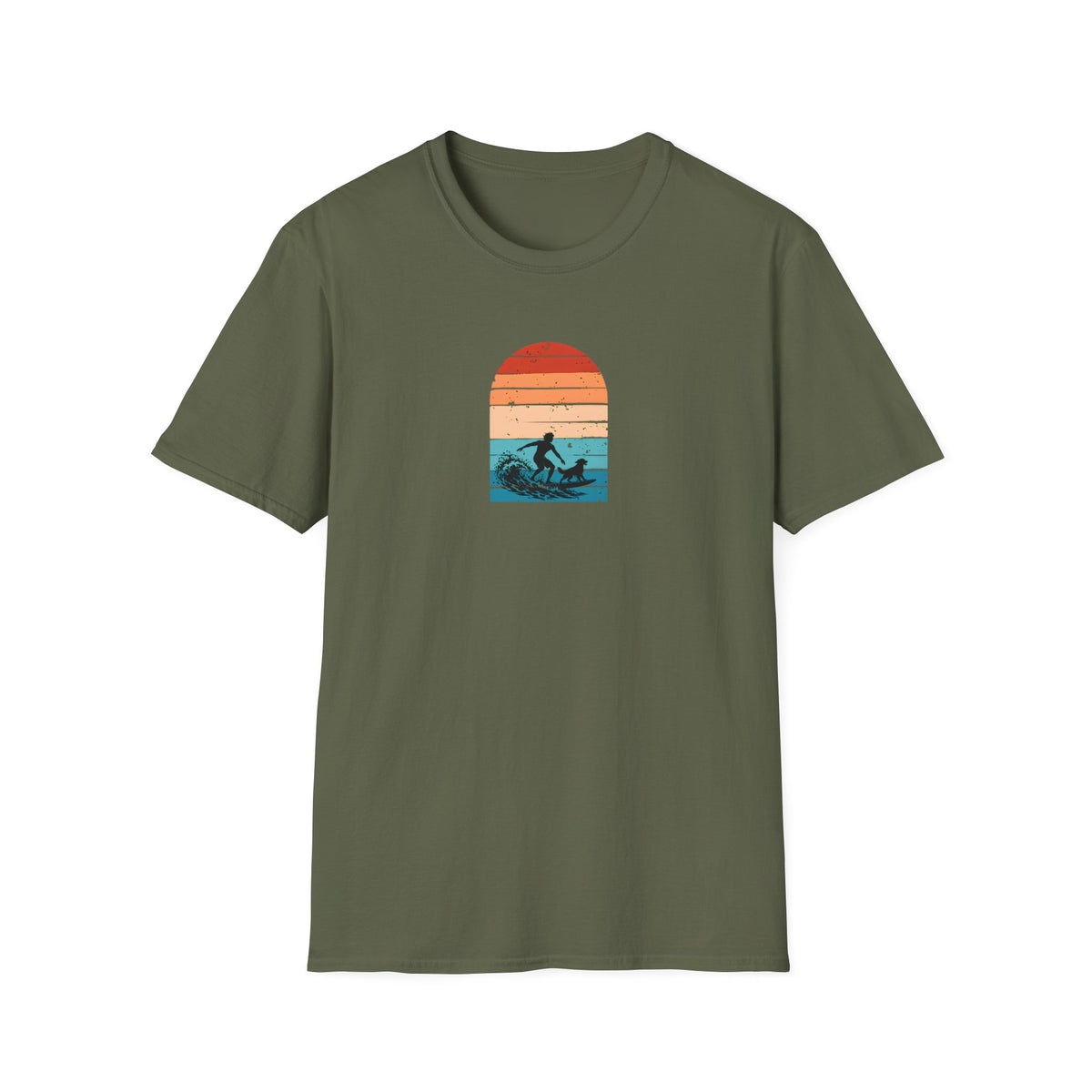 Surf’s Up...Dog On Board –  Supersoft Unisex T-Shirt
