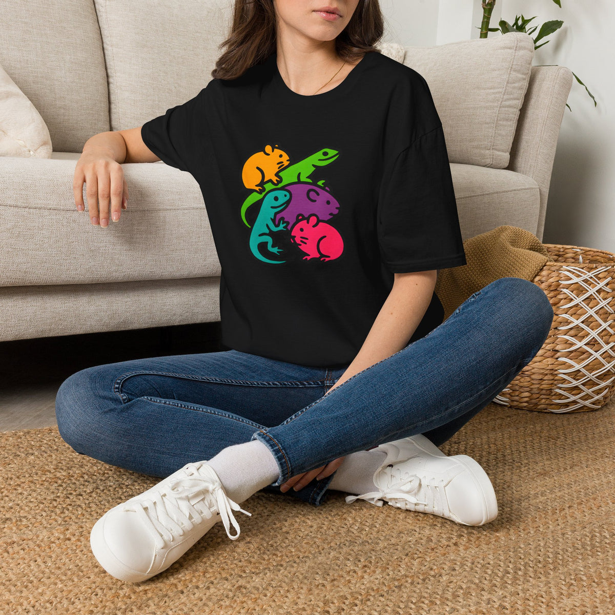 Colourful Animals –  Supersoft Unisex T-Shirt