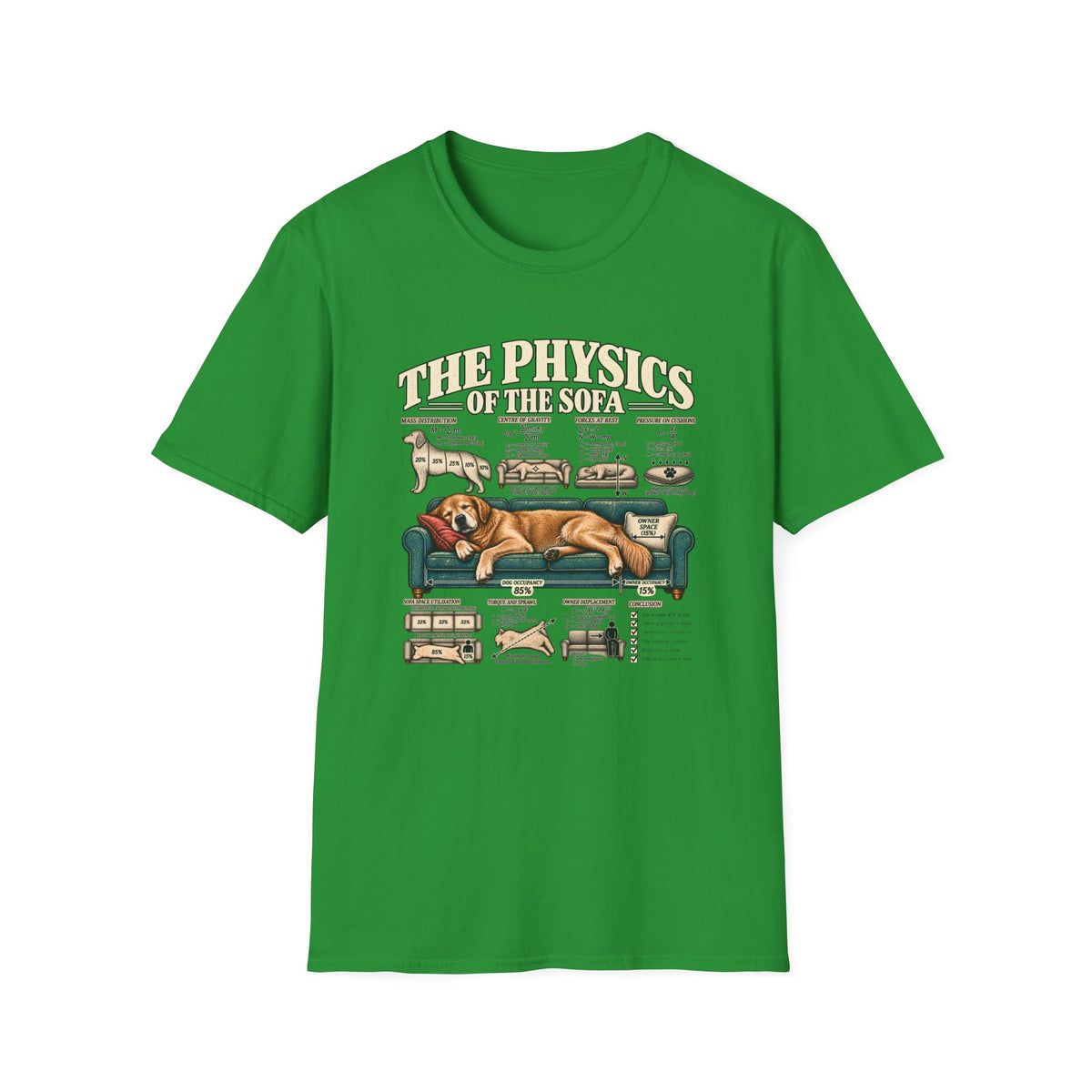 The Physics of the Sofa T-Shirt –  Supersoft Unisex T-Shirt