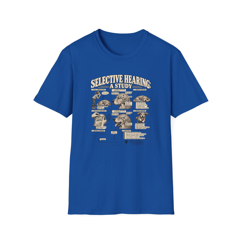 Selective Hearing: A Study –  Supersoft Unisex T-Shirt