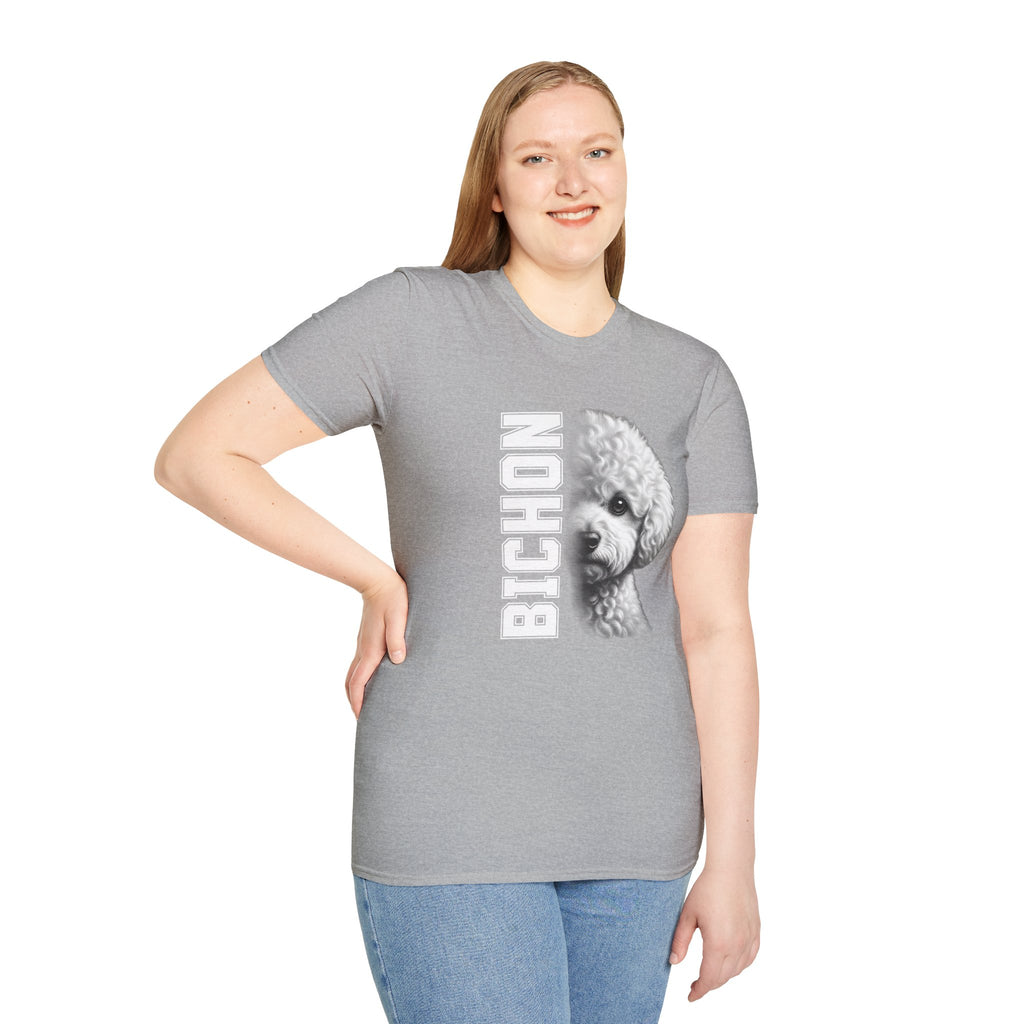 Bichon Frise On Duty - Supersoft Unisex T-shirt