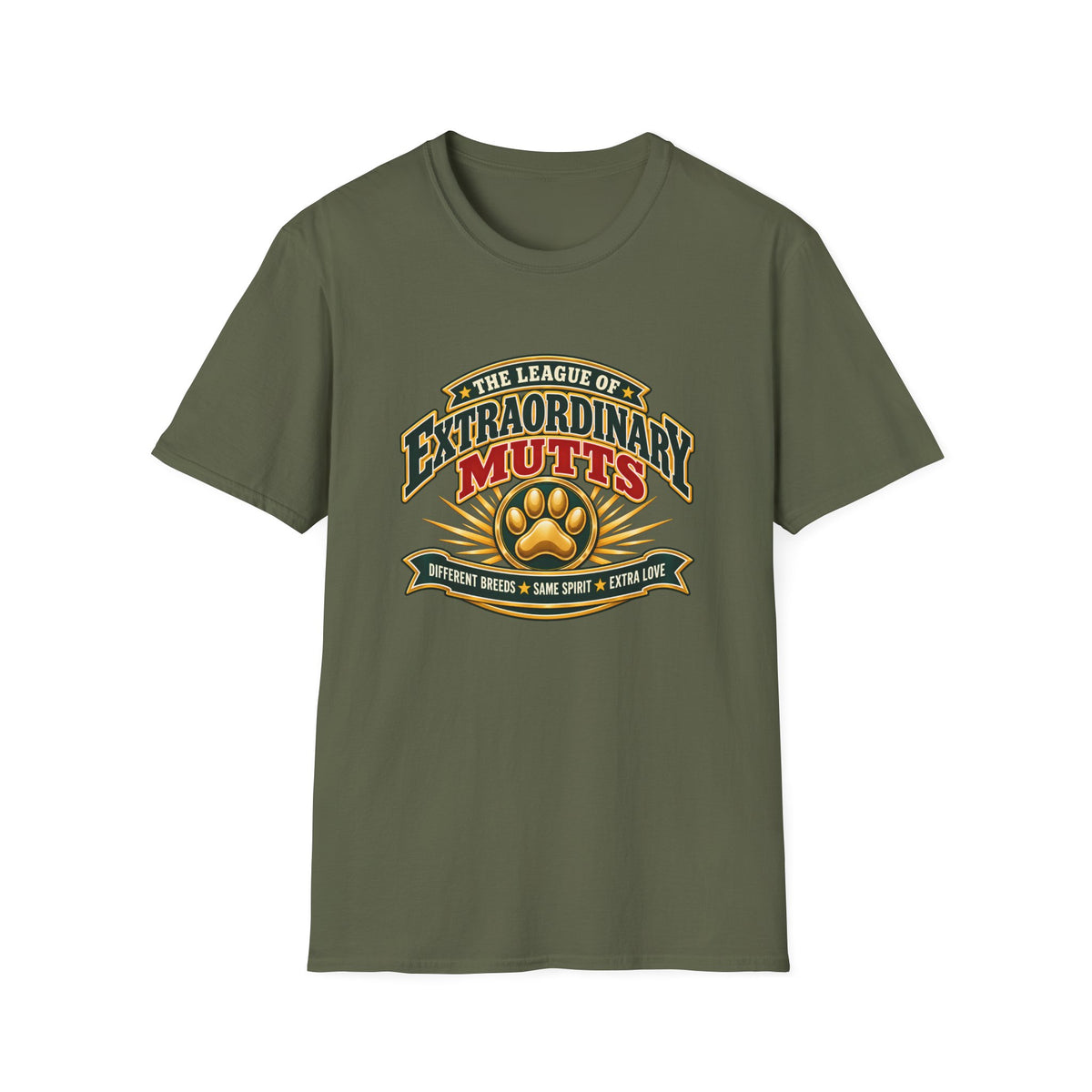 The League of Extraordinary Mutts - Supersoft Unisex T-shirt