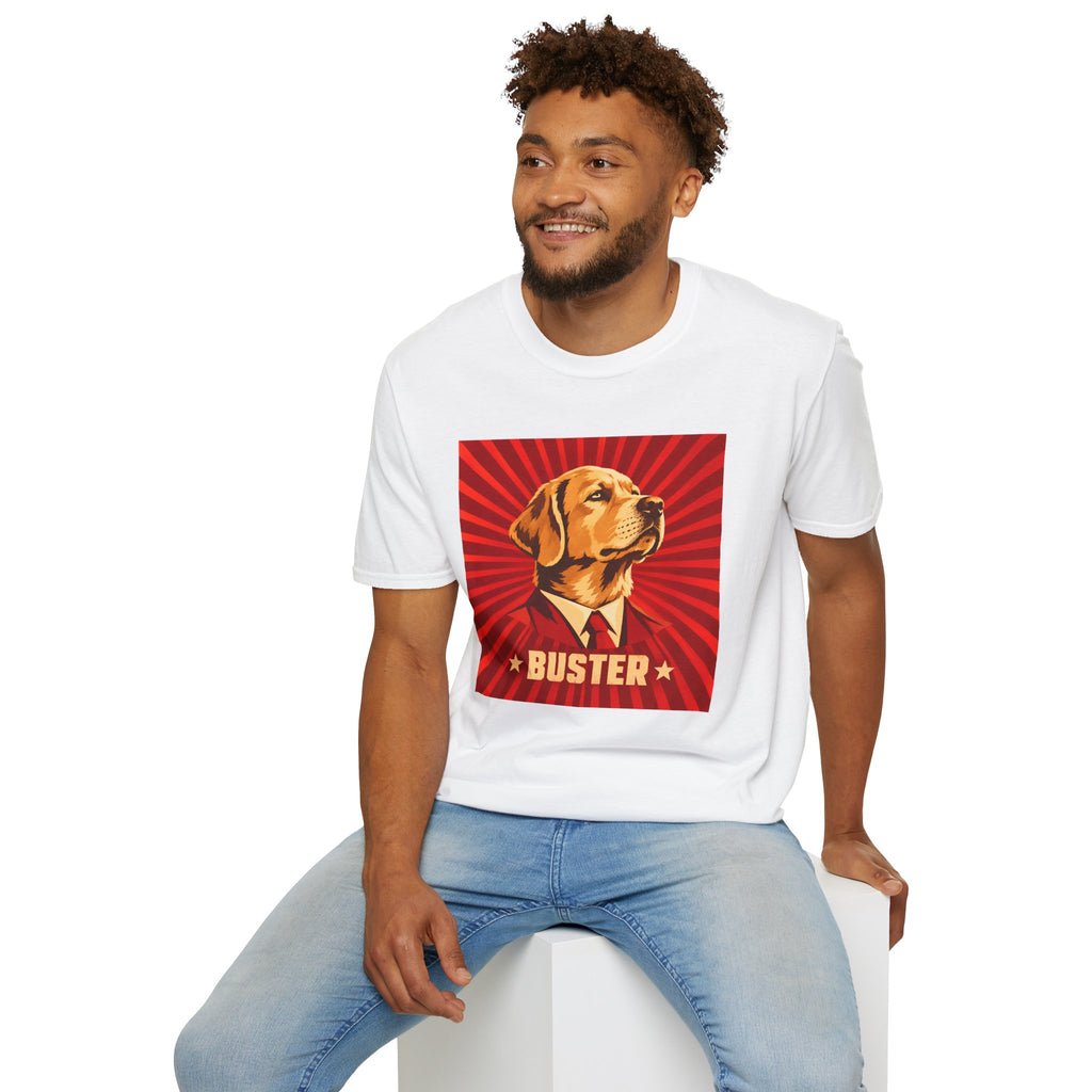 First Comrade Buster – Supreme Leader of the Biscuit Revolution - Supersoft Unisex T-shirt