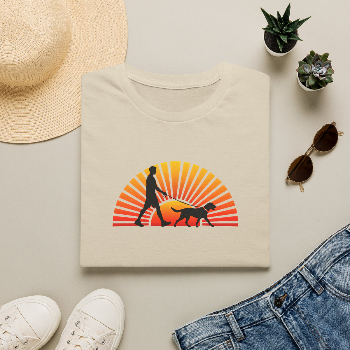 Walkies...Powered by the Dog –  Supersoft Unisex T-Shirt